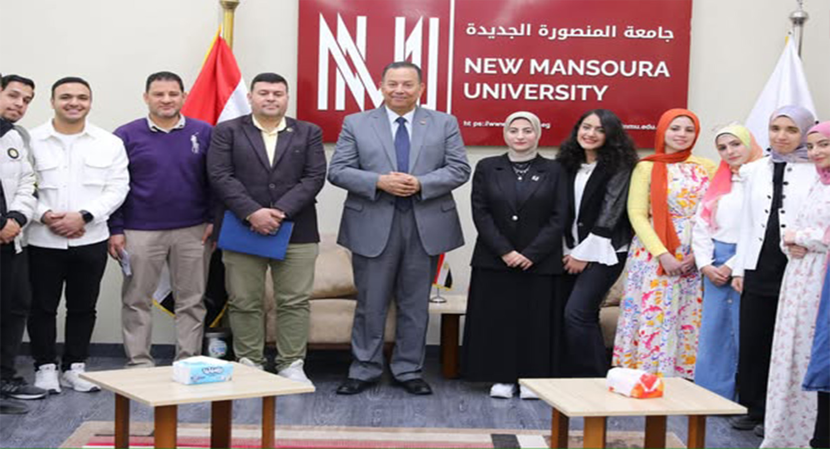 محمود إبراهيم ، و ألاء حجازى  يفوزان في مسابقة الطالب المثالي و الطالبة المثالية على مستوى جامعة المنصورة الجديدة للعام الجامعى 2024 / 2025م