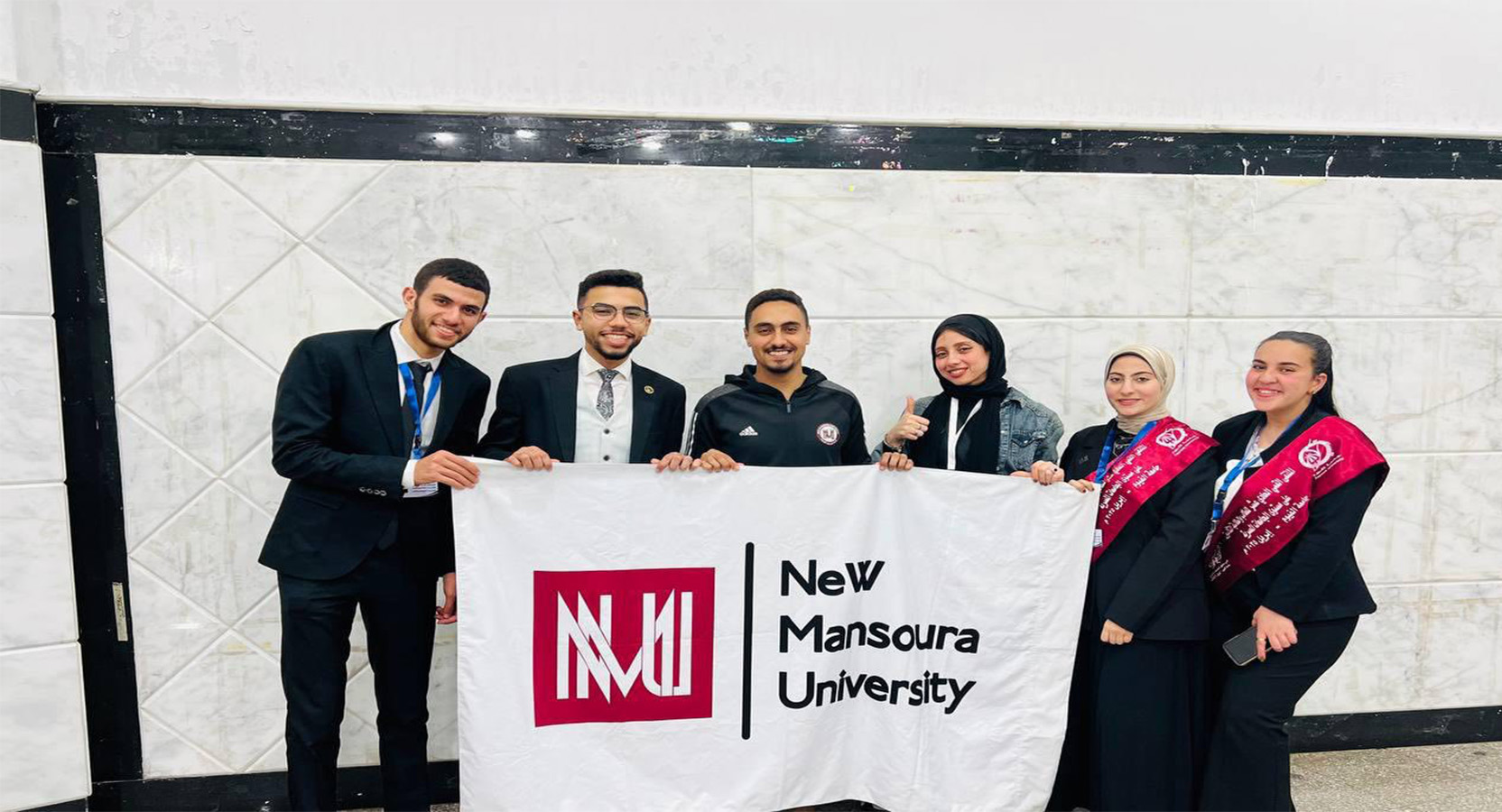 أحمد السيد ومحمد الحربي من جامعة المنصورة الجديدة سفيرًا ونائبًا للنوايا الحسنة